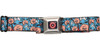 Captain America Head Collage Seatbelt Mesh Belt