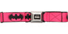Batman Logo Wrap Pink Seatbelt Mesh Belt