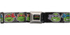 Ninja Turtles TMNT Faces Black Seatbelt Mesh Belt