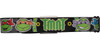 Ninja Turtles TMNT Faces Black Seatbelt Mesh Belt