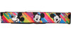 Mickey Mouse Faces Rainbow Seatbelt Mesh Belt