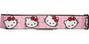 Hello Kitty Faces Pink Seatbelt Mesh Belt