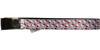 Hello Kitty Faces Tiger Stripes Pink Mesh Belt
