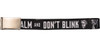 Doctor Who Keep Calm and Don't Blink Black Mesh Belt