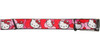 Hello Kitty Faces Hair Bows Mesh Belt