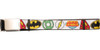 Justice League Superhero Logos White Mesh Belt