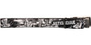 Justice League Superheroes Black White Mesh Belt