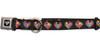 Tetris Block Hearts Pet Collar