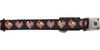 Tetris Block Hearts Pet Collar