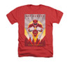 Power Rangers Red Deco Heather T Shirt Sheer