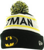 Batman Name Redux Cuff Pom Beanie