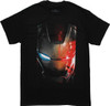 Iron Man Helmet Up Close T-Shirt