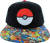 Pokemon Poke Ball Group Visor Hat