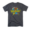 Shazam Power Bolt Charcoal T Shirt