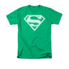 Superman Green & White Shield T Shirt