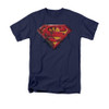Superman Rusted Shield T Shirt