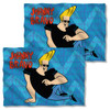 Johnny Bravo Logo Repeat FB Pillow Case