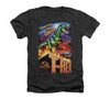 Jurassic Park Rex in City Heather T Shirt