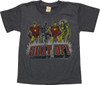 Iron Man Suit Up Navy Juvenile T Shirt