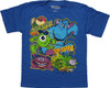 Monsters Inc Glow Games Youth T Shirt