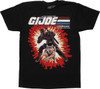 GI Joe Snake Eyes and Timber Card Back T-Shirt