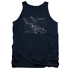 Star Trek Enterprise Prints Tank Top