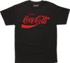 Coca-Cola Distressed Logo Black T-Shirt