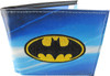 Batman Embroidered Logo Action Pose Bifold Wallet