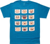 Adventure Time Finn Expressions Grid T-Shirt