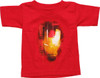 Iron Man 3 Face Red Toddler T-Shirt