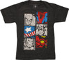 Marvel Heroes Body Squares Juvenile T-Shirt