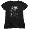 Superman Fist Sun Ladies T Shirt