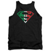 Superman Mexican Flag Black Tank Top