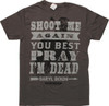 Walking Dead Pray Dead Words T-Shirt