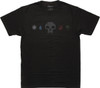 Magic The Gathering Black Mana Line T-Shirt