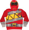 Power Rangers Dino Charge Red Suit Juvenile Hoodie