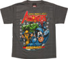 Avengers Earth's Mightiest Heroes Juvenile T-Shirt