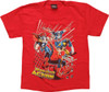 Marvel Heroes Leap Into Action Juvenile T-Shirt