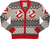 Ghostbusters Logo Knit Cardigan Sweater