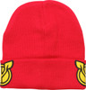 Flash Face Flocking Felt Beanie