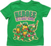 Ninja Turtles Heroes Group Patch Toddler T-Shirt