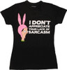 Bob's Burgers Louise Sarcasm Juniors T-Shirt