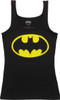 Batman Basic Logo Tank Top Juniors T-Shirt