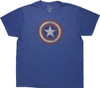 Captain America Shield Distressed T-Shirt