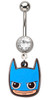 Batman Toyetic Face Dangle Belly Ring