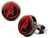 Avengers Logo Round Stud Earrings