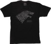 Game of Thrones Distressed Stark Logo T-Shirt