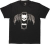 Batman Winged Skull Coffin T-Shirt