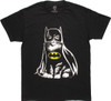 Batman Cat in Costume T-Shirt