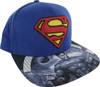 Superman Logo Dyed Visor Snap Hat